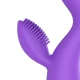 Vibrator siliconic reîncărcabil, Roz Mov și auriu