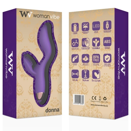 Vibrator siliconic reîncărcabil, Roz Mov și auriu