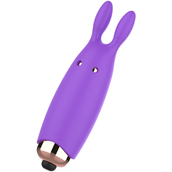 Vibrator Iepuraș Bugsy, Silicon, Nuanță Elegantă