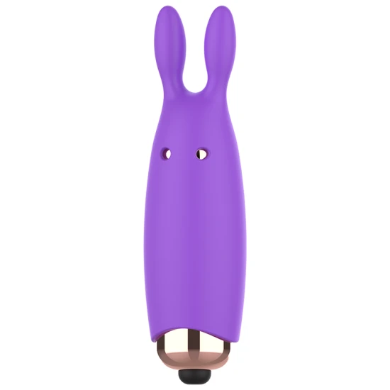 Vibrator Iepuraș Bugsy, Silicon, Nuanță Elegantă