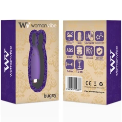 Vibrator Iepuraș Bugsy, Silicon, Nuanță Elegantă