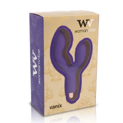 Vanix Vibrator stimulator din silicon, Roz