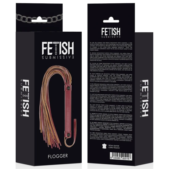 FETISH - Bici din piele vegan, Negru