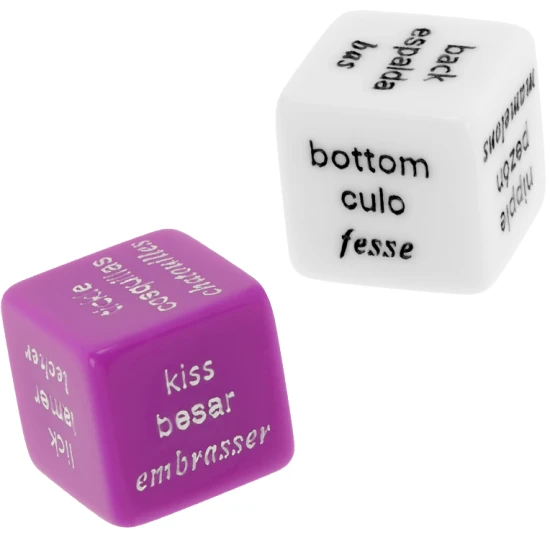 Joc de zaruri erotic, Roz, Violet, Alb, Negru