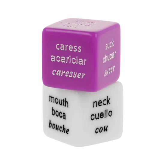 Joc de zaruri erotic, Roz, Violet, Alb, Negru