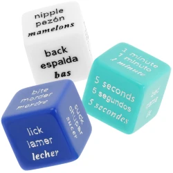 Joc de zaruri erotic, Roz/Albastru/Turcoaz
