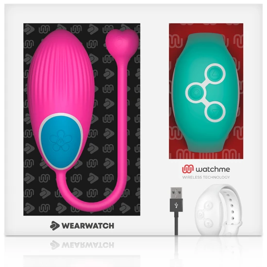 Ou Vibrator, cu telecomandă, fucsia / albastru marin