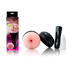 Masturbator anus cu vibrator, Roz