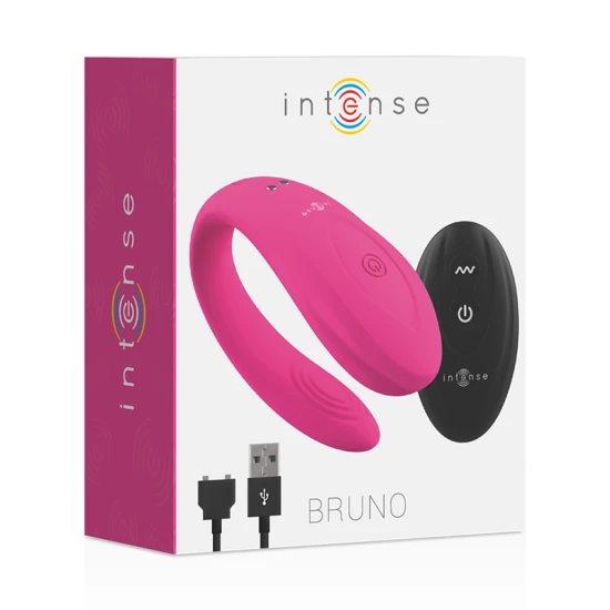 INTENSE - Vibrator tip partener dublă plăcere, Roz