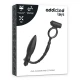 Plug anal cu inel vibratant - Negru