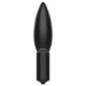 Plug anal cu inel vibratant - Negru