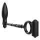 Plug anal cu inel vibratant - Negru