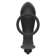 Plug anal vibrator cu inel pentru penis