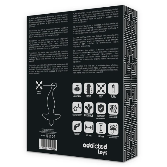 Masator Anal cu Vibrație Negru Model 1