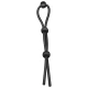 Set inele penis din silicon flexibil, Roz/Negru