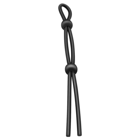 Set inele penis din silicon flexibil, Roz/Negru