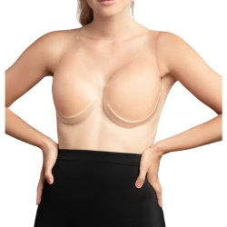 Sutien Bye Bra - Lifturi Sculptante din Silicon, Transparent, Mărime E