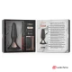 Plug anal vibrator din silicon medical, negru, universal