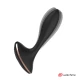 Plug anal vibrator cu telecomandă WATCHME, silicon, negru