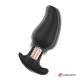 Plug anal vibrator cu bile rotative, silicon, negru, universal