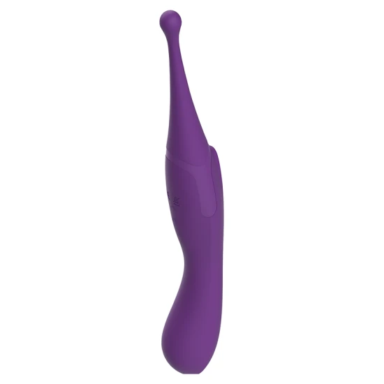 Vibrator clitoridian și vaginal din silicon, roz, USB