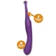 Vibrator clitoridian și vaginal din silicon, roz, USB