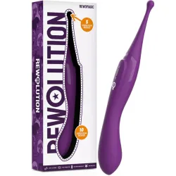 Vibrator clitoridian și vaginal din silicon, roz, USB