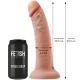 Harness cu dildo și telecomandă WATCHME, negru, L
