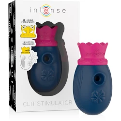 Stimulator clitoridian din silicon, albastru, 10 moduri