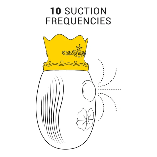 Stimulator clitoridian din silicon, roșu, 10 moduri