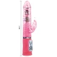 Vibrator rotativ Bunny din silicon, roz, 27 cm
