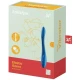 Vibrator multifuncțional din silicon medical, albastru