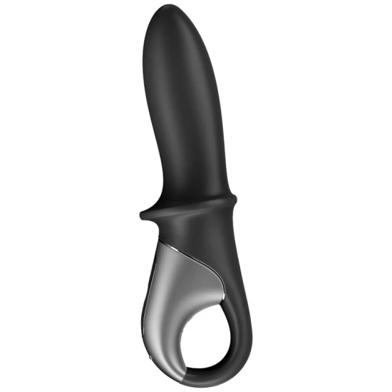 Vibrator anal Hot Passion din silicon, negru