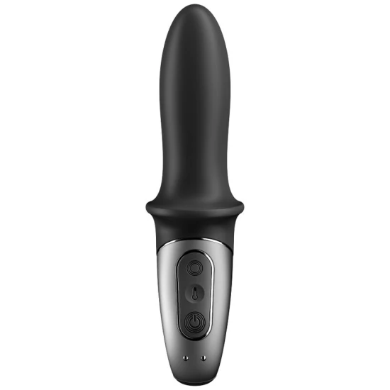 Vibrator anal Hot Passion din silicon, negru