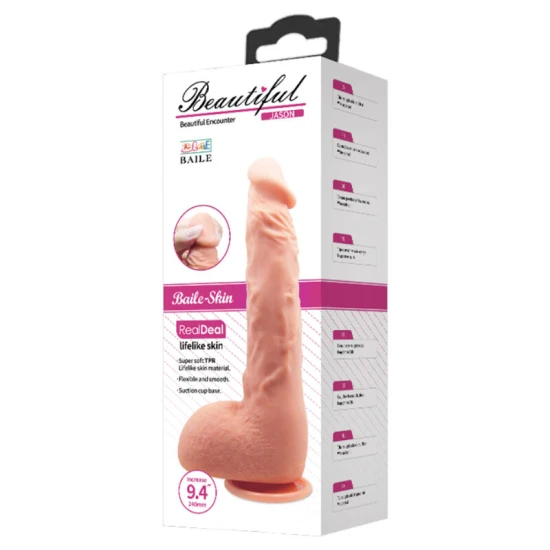 Dildo Realistic - Jason Natural, 24 cm