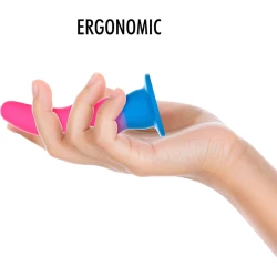 Dildo anal Kuno Utopia din silicon, multicolor, S