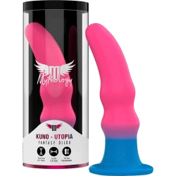 Dildo fantasy din silicon, multicolor, M