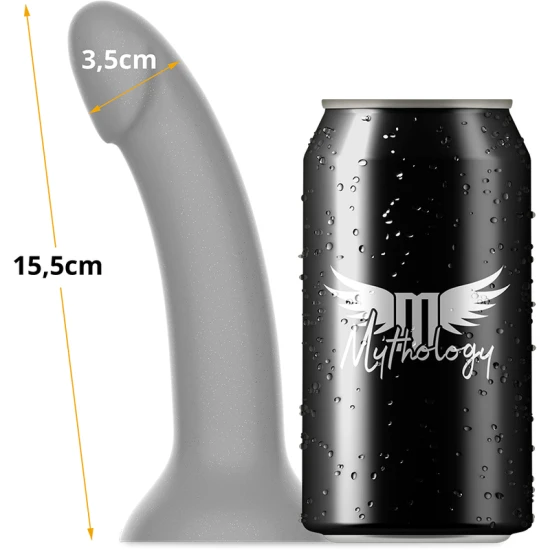 Dildo fantasy Rune Majestic din silicon, argintiu, S