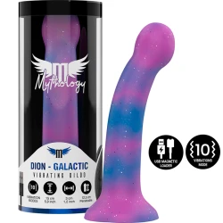 Dildo vibrator galactic din silicon, S, cu USB și Watchme