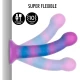 Dildo vibrator galactic din silicon, S, cu USB și Watchme