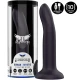 Dildo vibrator din silicon termocromic, mov, mărimea L