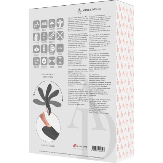 Vibrator G-Spot Curve din silicon medical, negru/auriu
