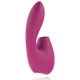 Vibrator clitoridian și G-spot din silicon, roz, USB