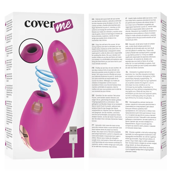 Vibrator clitoridian și G-spot din silicon, roz, USB