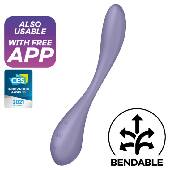 Vibrator G-Spot Flex 5 din silicon, lila