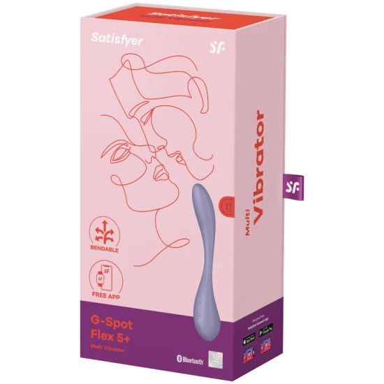 Vibrator G-Spot Flex 5 din silicon, lila