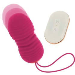 Ou cu telecomandă, silicon, roz, 7 moduri