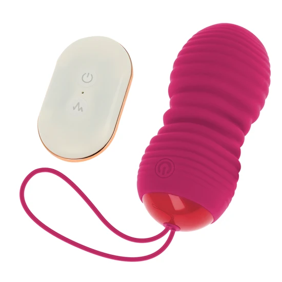 Ou cu telecomandă, silicon, roz, 7 moduri