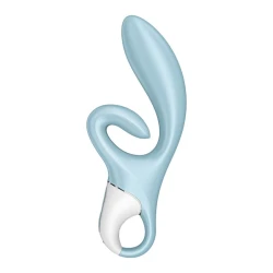 Vibrator Rabbit Touch Me din silicon, albastru