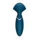 Vibrator tip wand Mini Wand-er din silicon, albastru